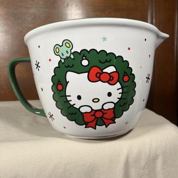 Ceramic christmas mixing bowls